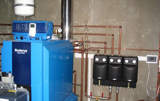 котлы отопления газовые установка