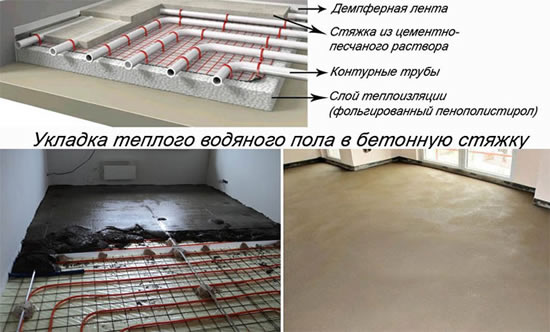 как класть теплый пол