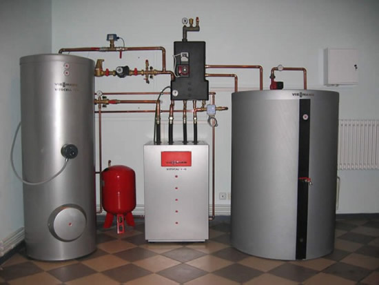 Реализация системы газвого отопления с двухконтурным котлом