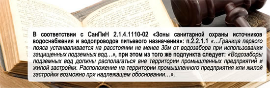 Нюансы получения разрешения на бурение такой скважины