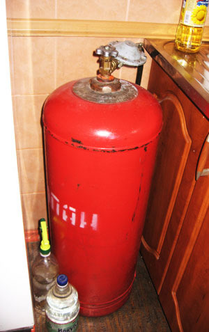 Где установить газовый баллон?